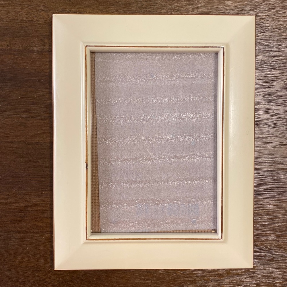 Cream Kohl’s Sonoma Photo Picture Frame for 4.5” x 6.5” Pictures (FH0074005)